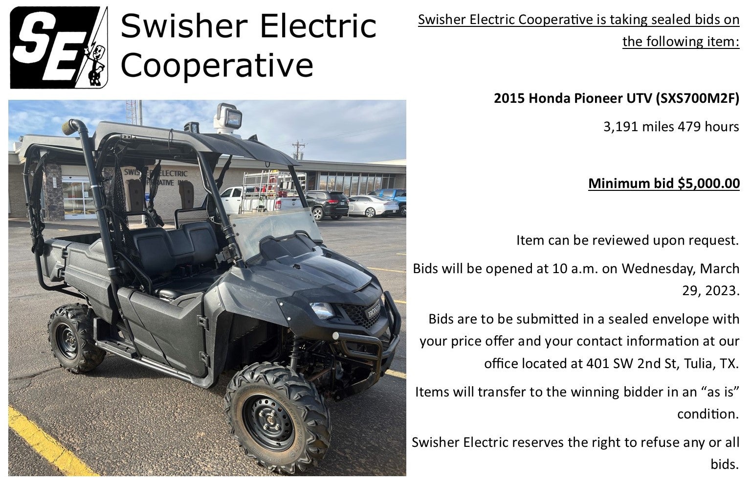 HondaPioneerBids